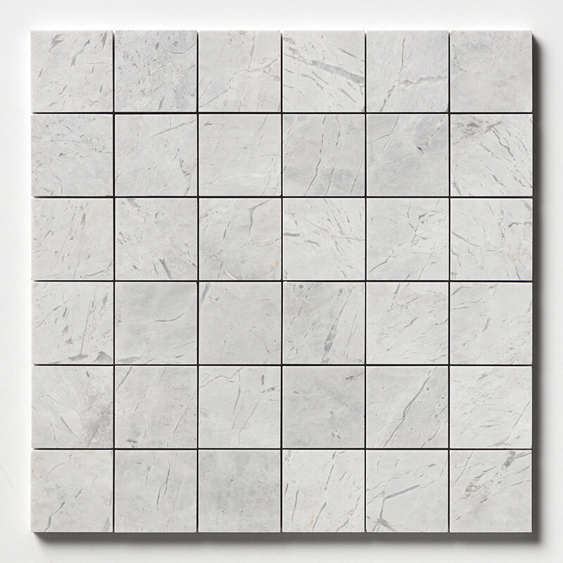 Avalanche Honed 2x2 Marble Mosaic 12x12